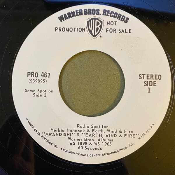 Radio Spots For Herbie Hancock & Earth, Wind & Fire "Mwandishi" & "Earth, Wind & Fire"